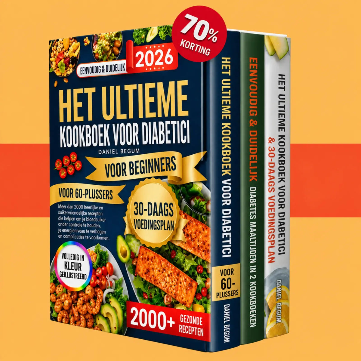 E-bookgids Diabetisch dieet + 2 BONUSSEN - Digitaal boek