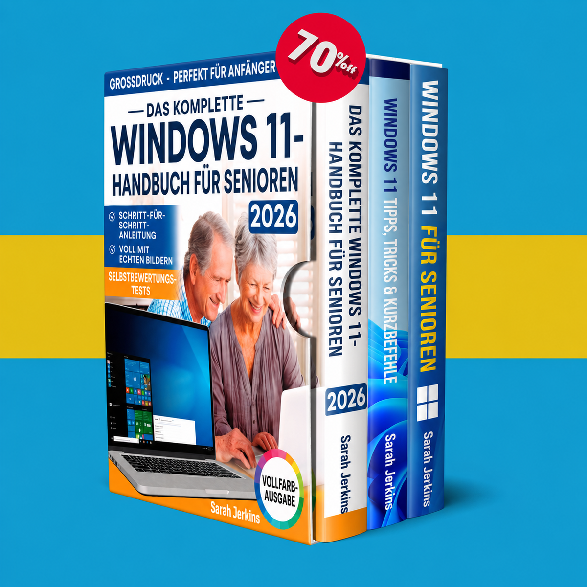 E-Book-Leitfaden Windows 11 für Senioren + 2 BONI - Digitales Buch