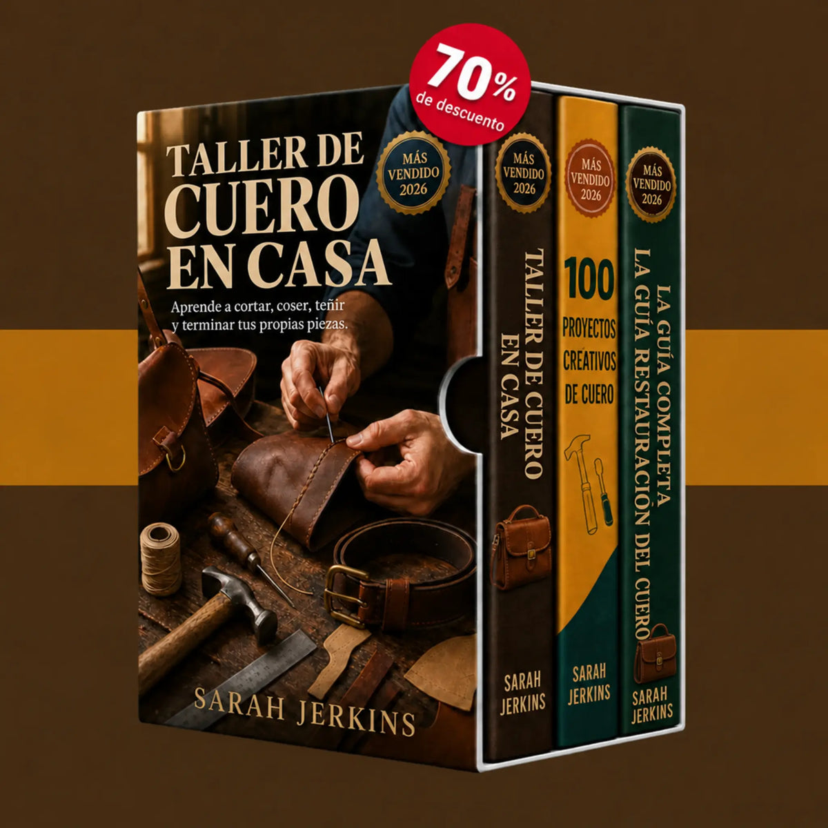 Taller de cuero para el hogar: Aprende a diseñar, coser y restaurar productos de cuero