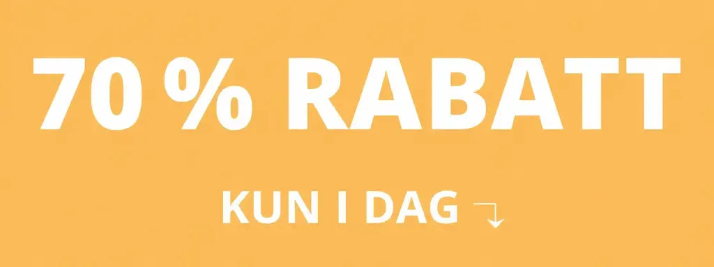 70% rabatt