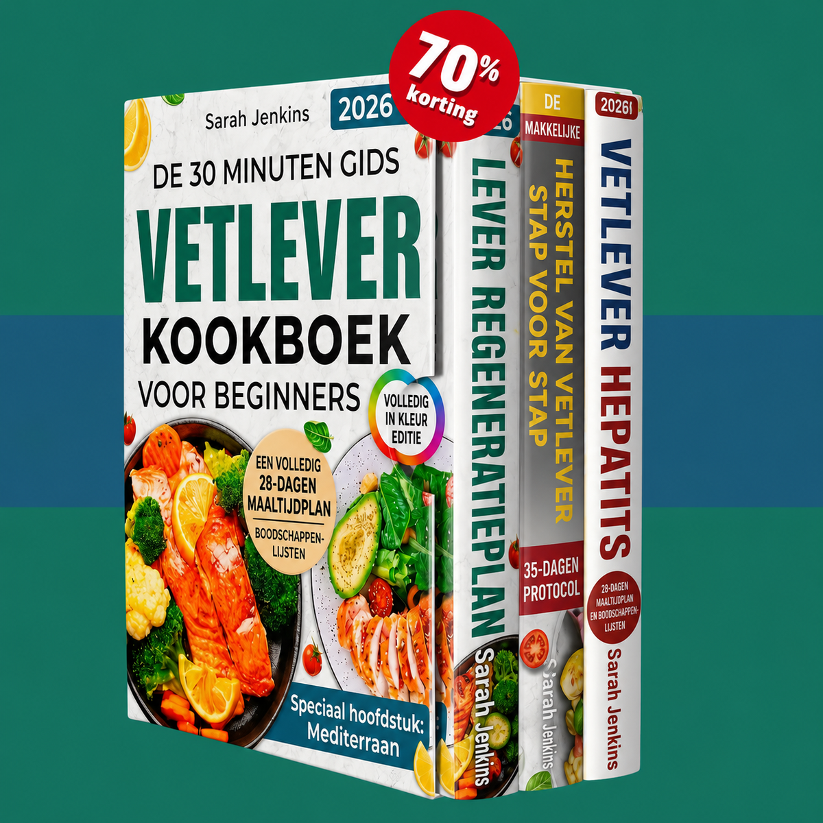 E-boekgids Het Complete Kookboek voor de Vette Lever voor Beginners + 2 BONUS - Digitaal boek