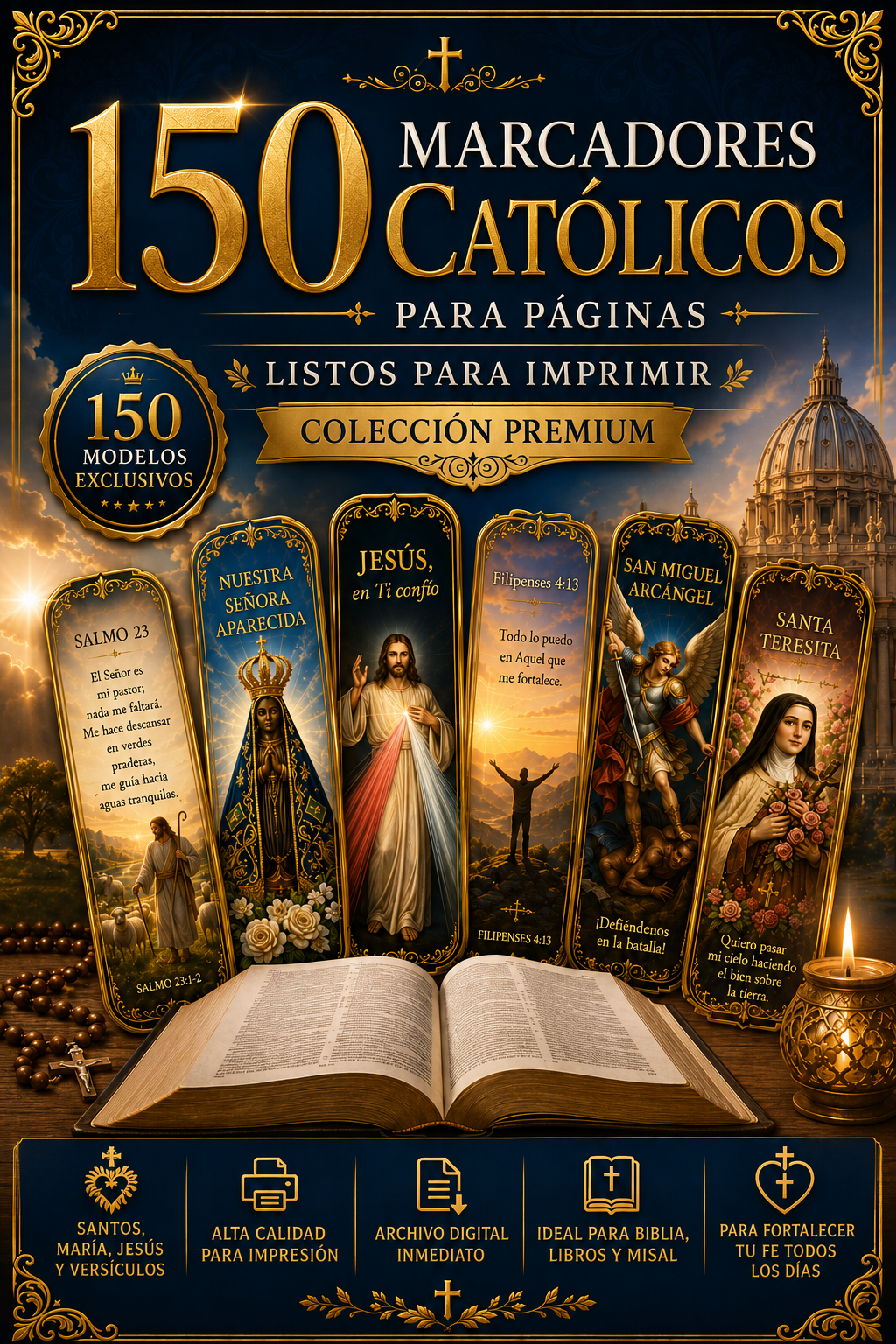 150 marcadores católicos