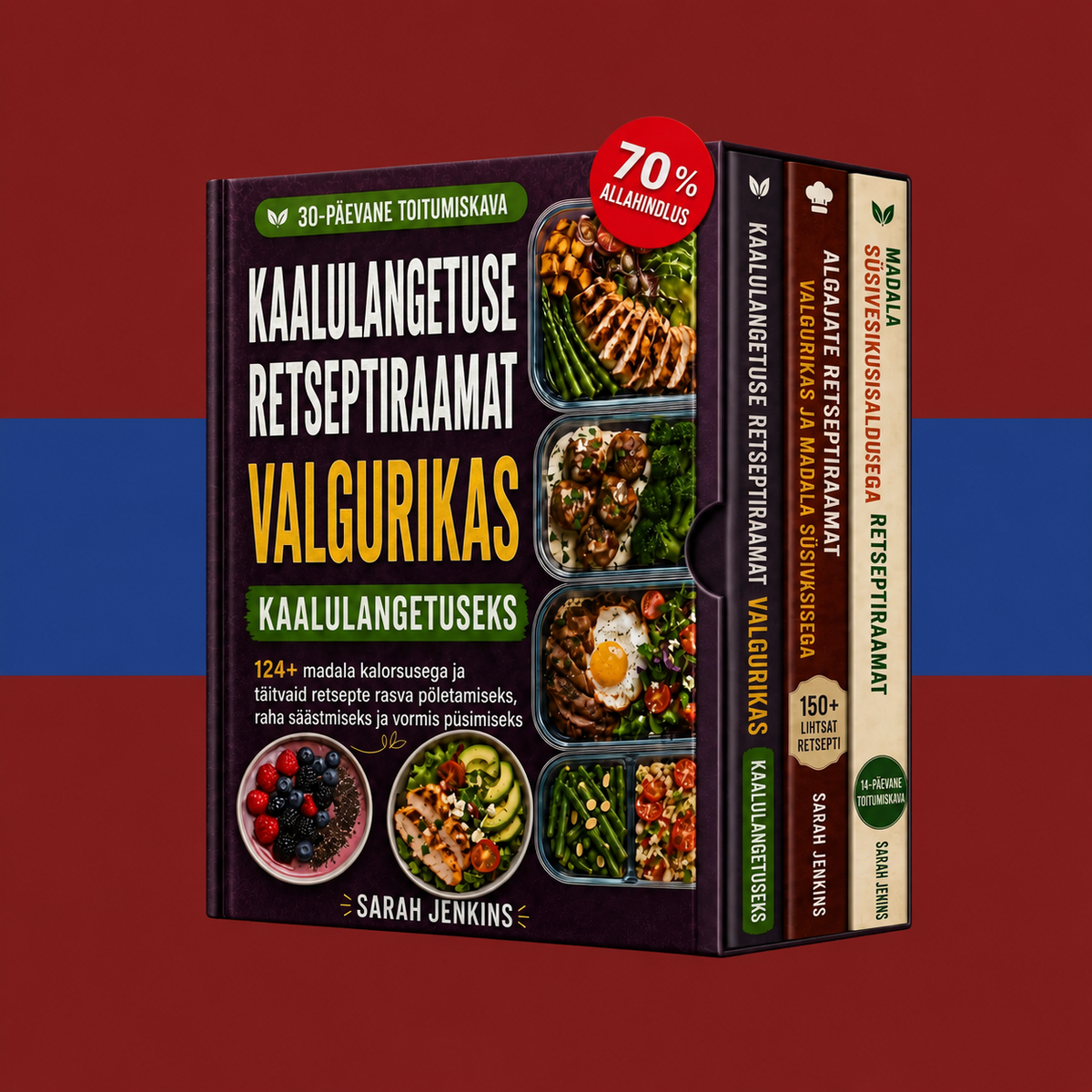 Ülim pakett: valgurikkad, madala süsivesikusisaldusega retseptid + 2 BOONUST