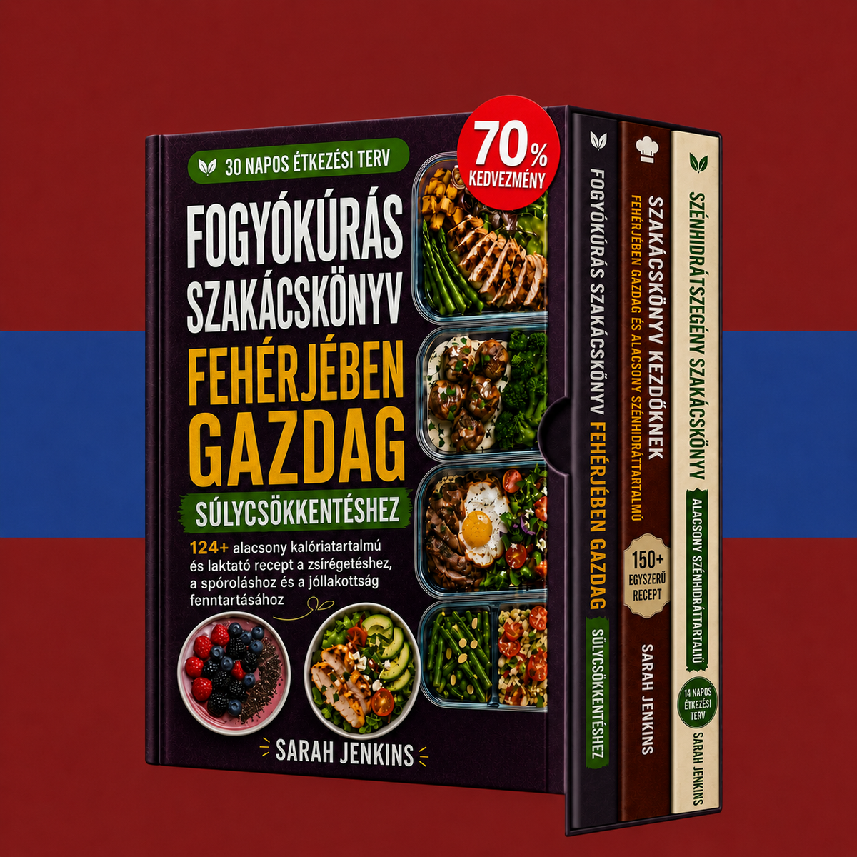 A végső csomag: magas fehérje- és alacsony szénhidráttartalmú receptek + 2 BÓNUSZ