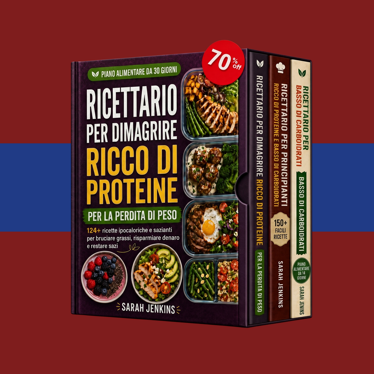Il pacchetto definitivo: ricette ad alto contenuto proteico e a basso contenuto di carboidrati + 2 BONUS