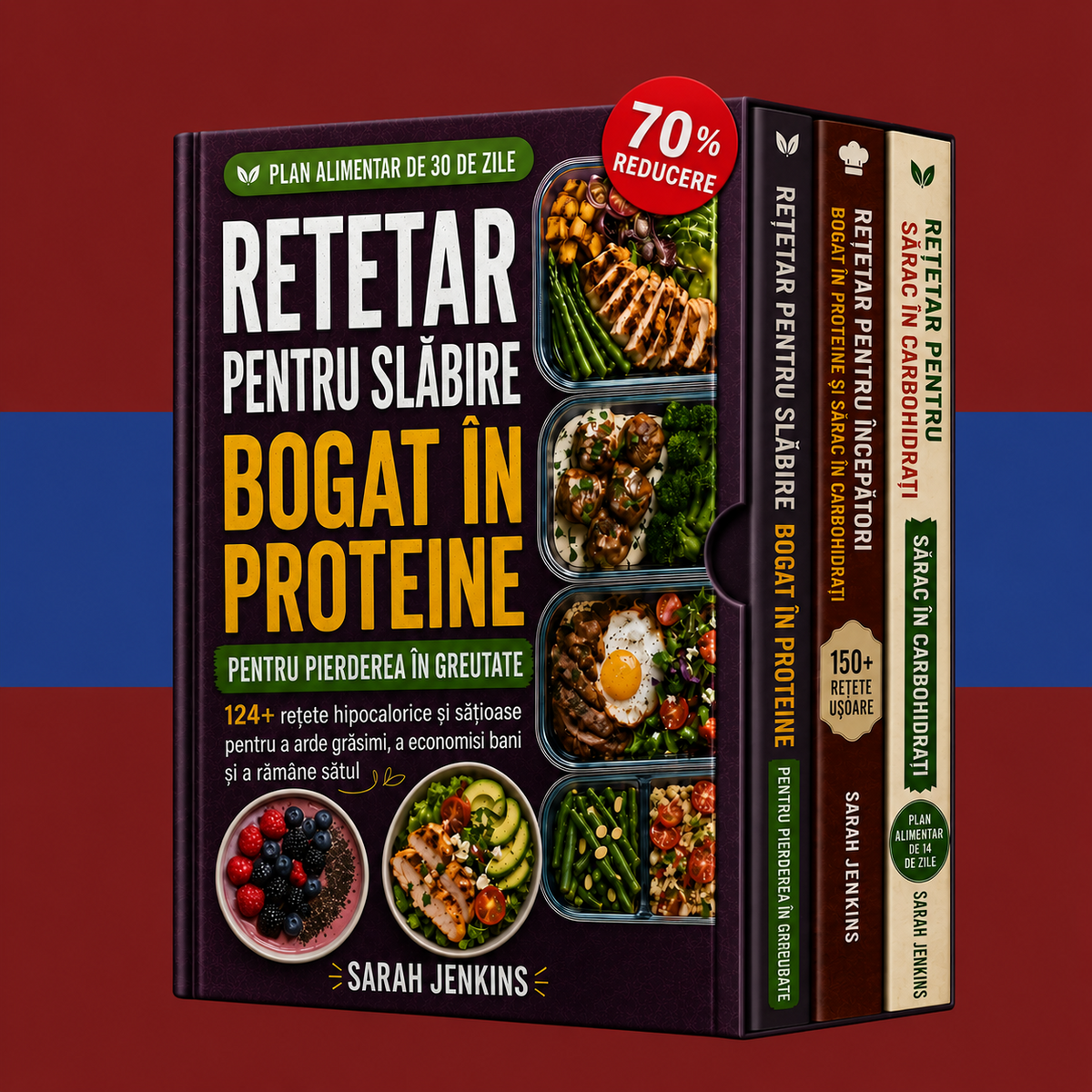 Pachetul Suprem: Rețete Bogate în Proteine și Sărace în Carbohidrați + 2 BONUSURI