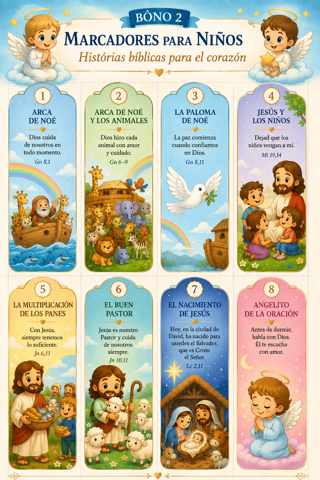 16 marcapáginas infantiles