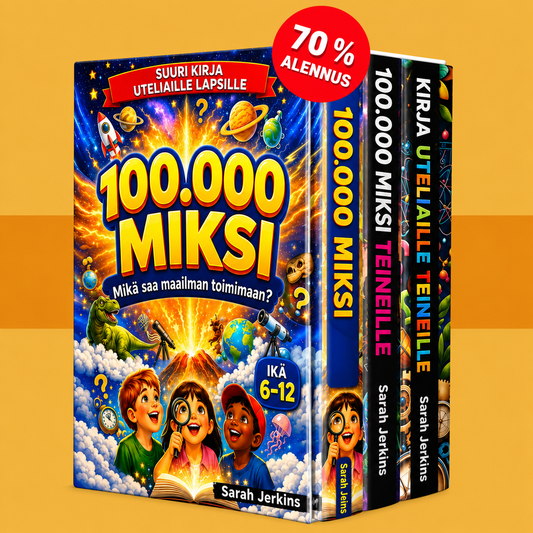 E-kirjaopas 100 000 Miksi -kokoelma + 2 BONUSTA - Digitaalinen kirja