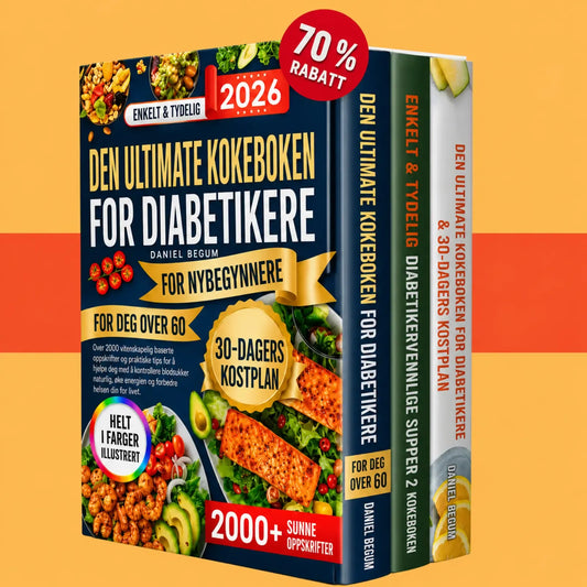 E-bok Guide Kosthold for diabetikere + 2 BONUSER - Digital bok