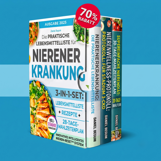 E-Book-Leitfaden Kochbuch für Nierenerkrankungen + 2 BONI - Digitales Buch