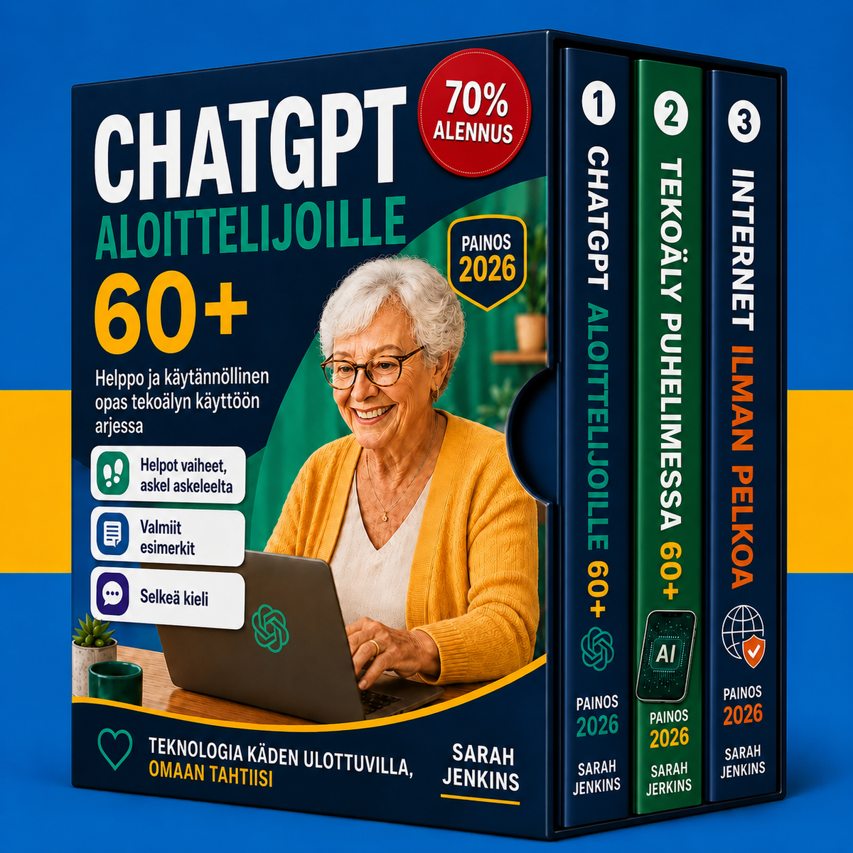 E-kirjaopas ChatGPT aloittelijoille + 2 BONUSTA - Digitaalinen kirja