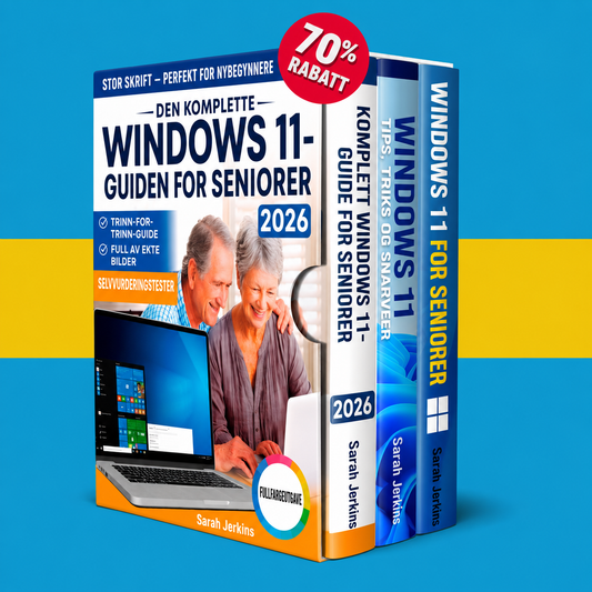 E-bokguide Windows 11 for seniorer + 2 BONUS - Digital bok