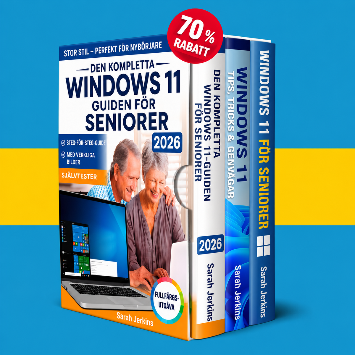 E-bokguide Windows 11 för seniorer + 2 BONUS - Digital bok