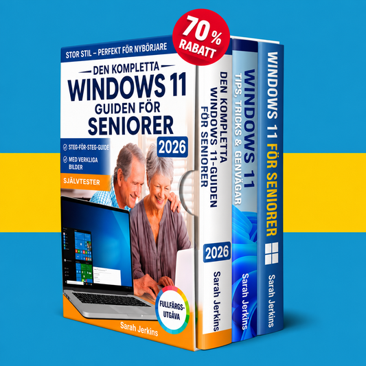 E-bokguide Windows 11 för seniorer + 2 BONUS - Digital bok