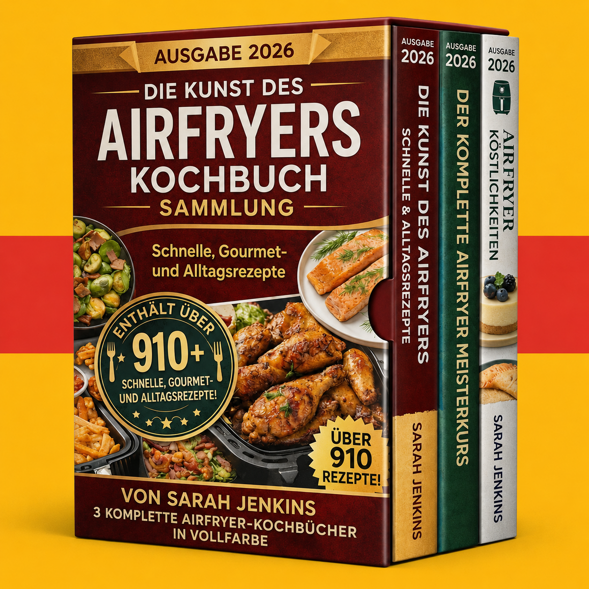 E-Book-Leitfaden Heißluftfritteuse-Kochbuch für Anfänger + 2 BONI - Digitales Buch