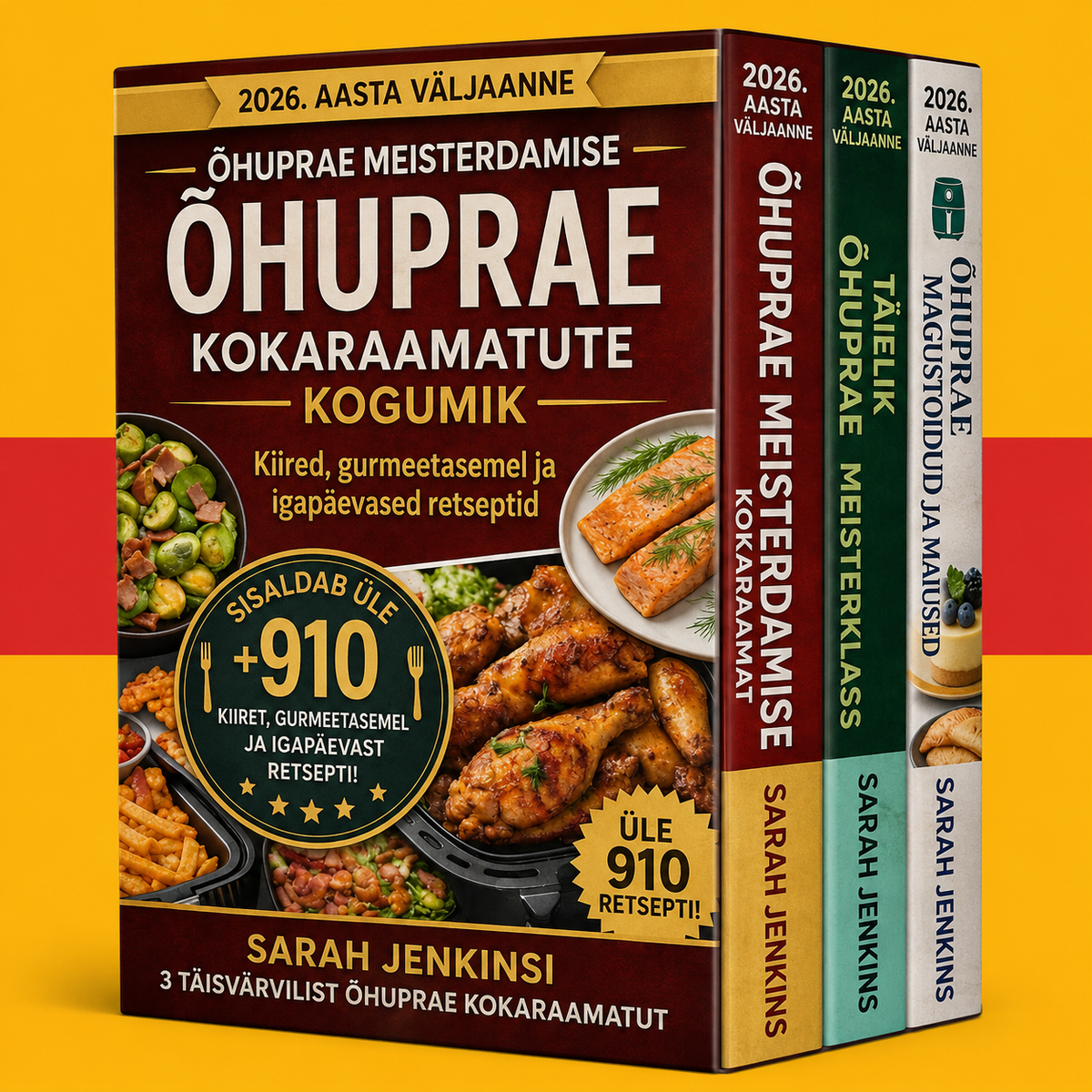 Kuumaõhufritüüri kokaraamat algajatele + 2 BOONUST