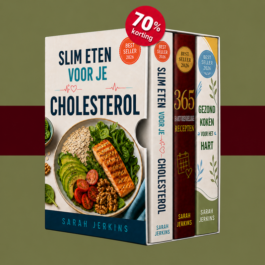 E-bookgids Slimme Voeding bij Cholesterool: Recepten en Gewoonten voor een Hartgezonde Routine + 2 BONUSSEN - Digitaal boek