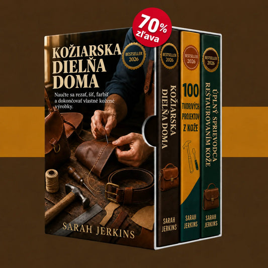 Kožená dielňa pre domácnosť: Naučte sa navrhovať, šiť a reštaurovať kožené výrobky