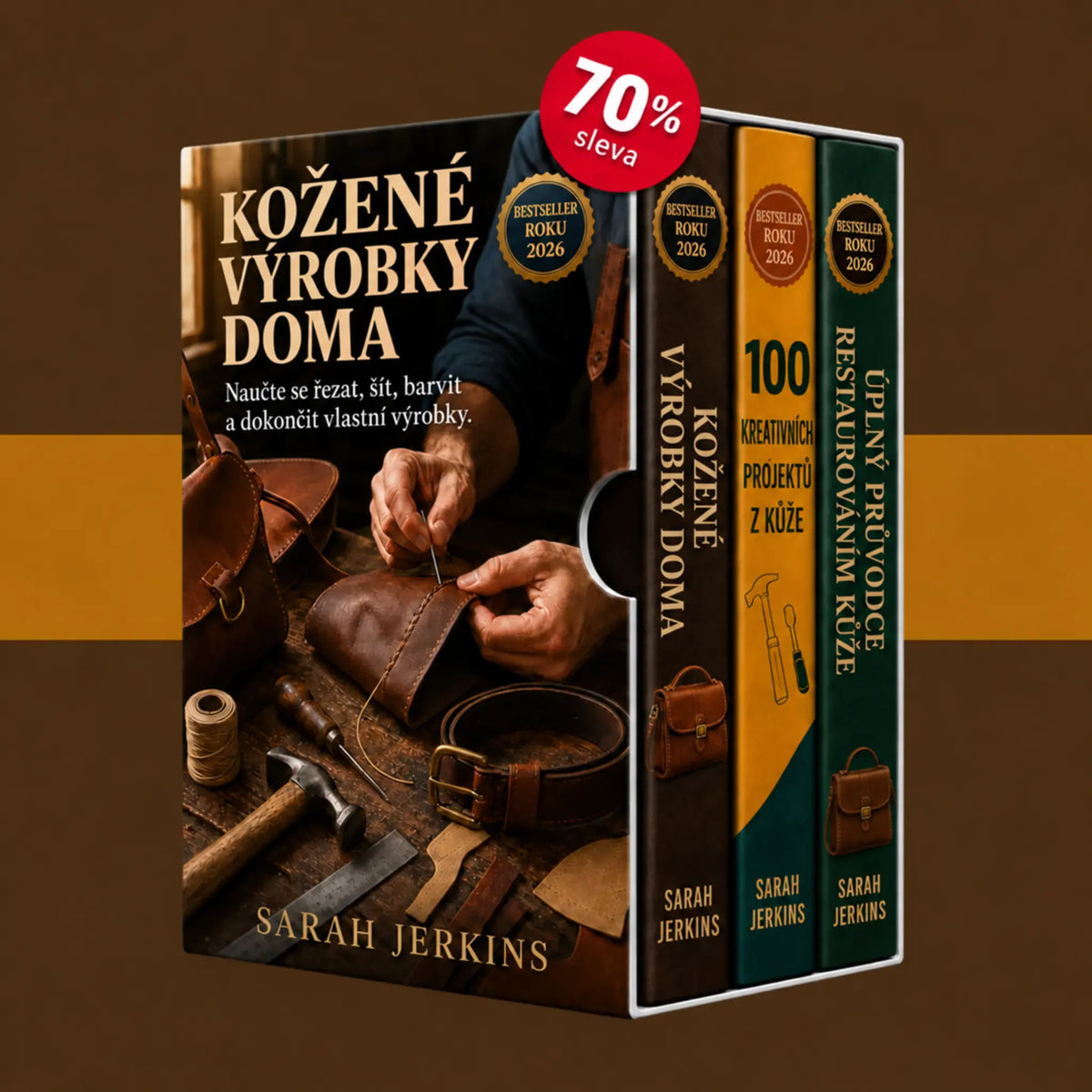 Kožená dílna pro domácnost: Naučte se navrhovat, šít a restaurovat kožené výrobky