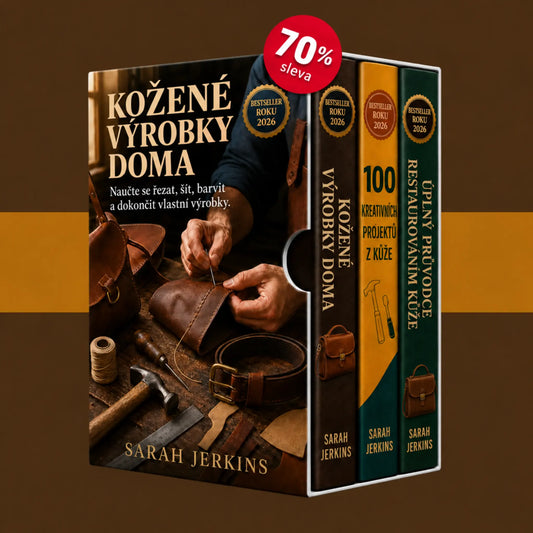 Kožená dílna pro domácnost: Naučte se navrhovat, šít a restaurovat kožené výrobky