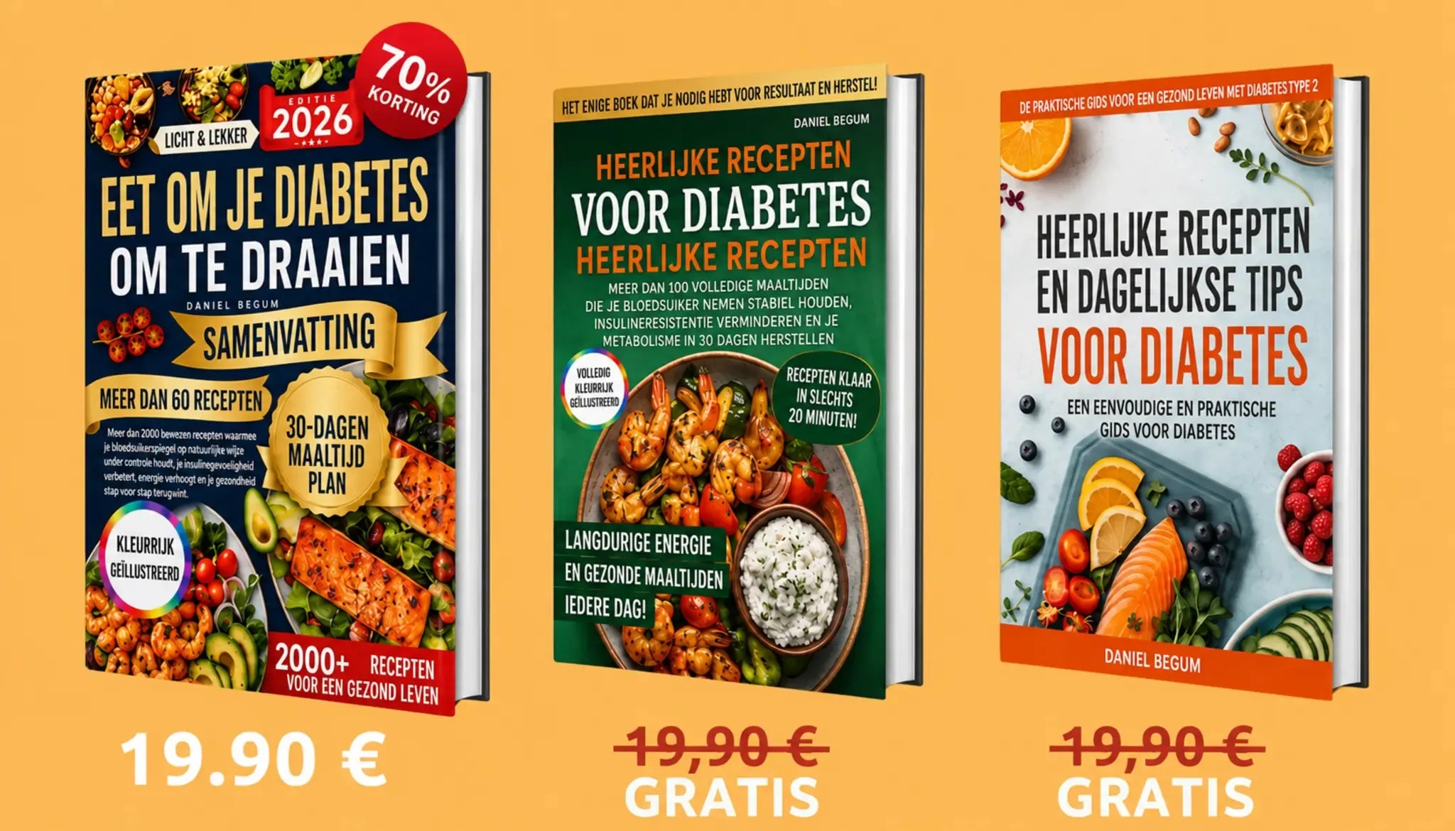 3 Boekenbundel – Diabetisch Dieet