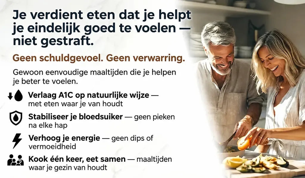 Gezonde diabetische maaltijd