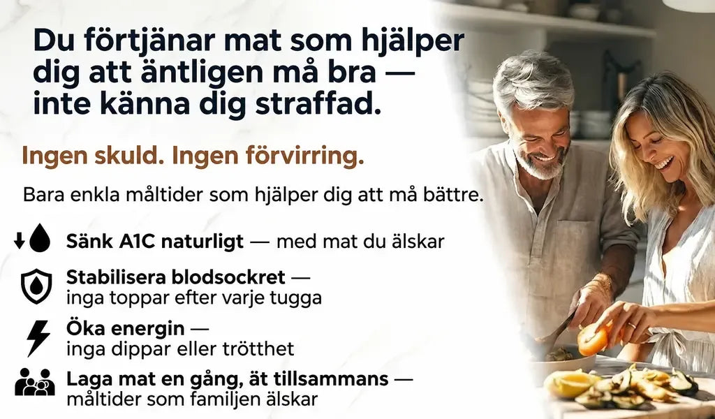 Hälsosam måltid för diabetiker