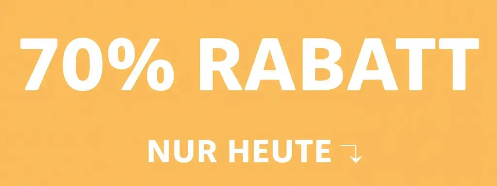Banner 70% Rabatt