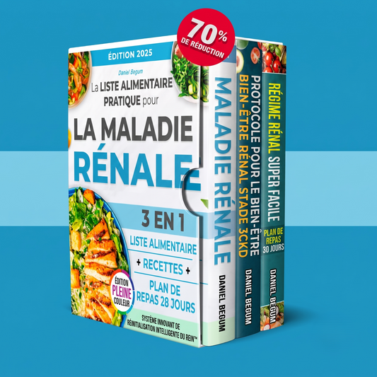 Livre de Recettes : Maladie Rénale & Régime Rénal + BONUS