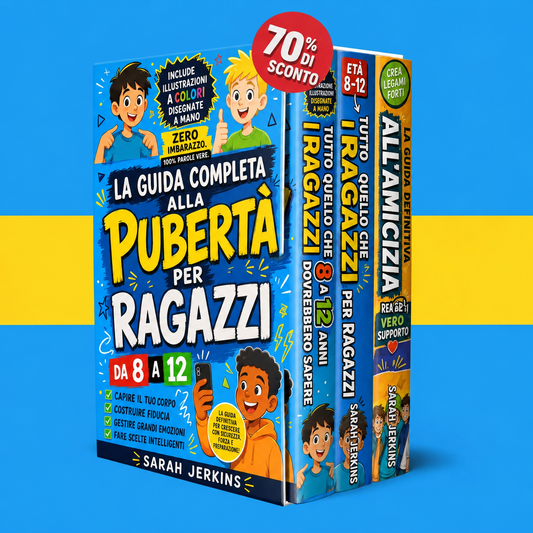 La guida all-in-one alla pubertà per ragazzi da 8 a 12 anni