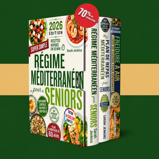 Le Bundle 3 Livres du Régime Méditerranéen + 2 BONUS