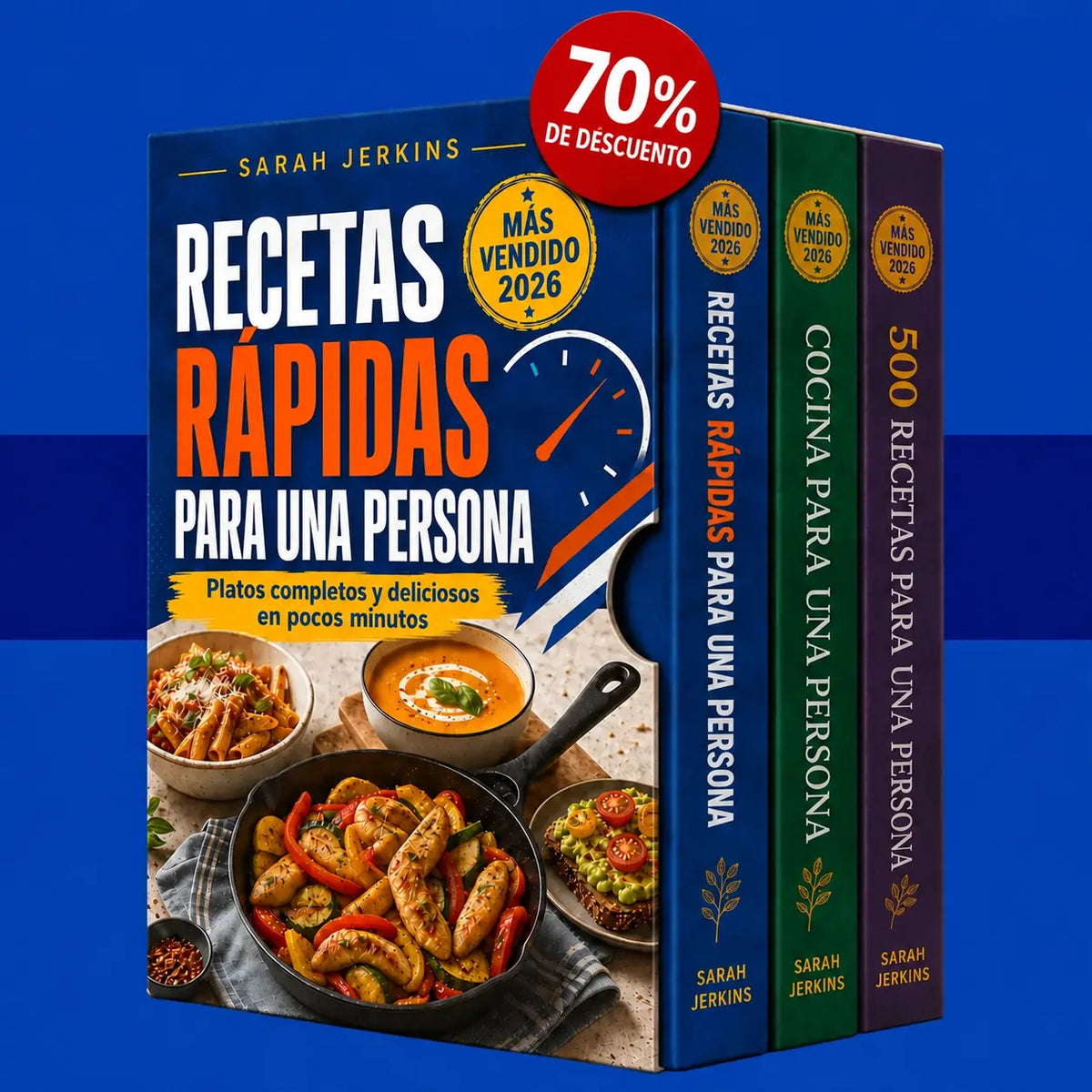 Recetas Rápidas para Una Persona: Comidas Completas, Sencillas y Deliciosas en Minutos