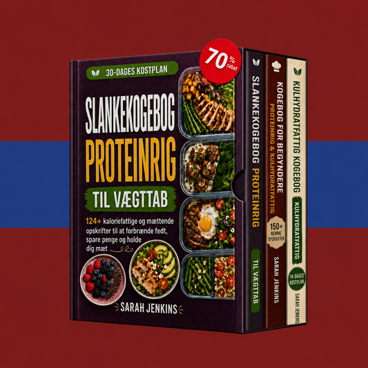 Den ultimative pakke: proteinrige, kulhydratfattige opskrifter + 2 BONUSSER
