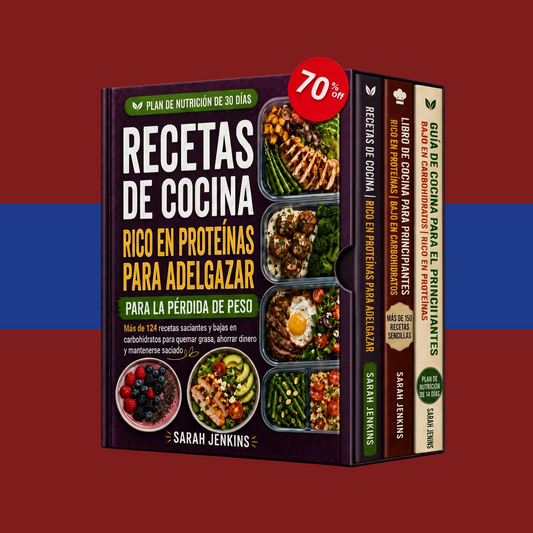 El paquete definitivo: recetas ricas en proteínas y bajas en carbohidratos + 2 BONOS
